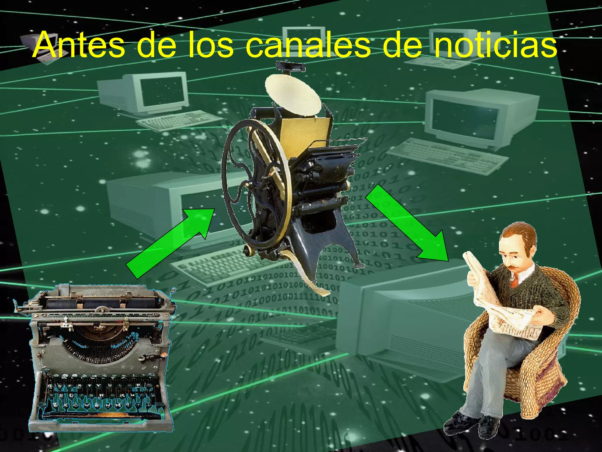 Antes de los canales de noticias
 