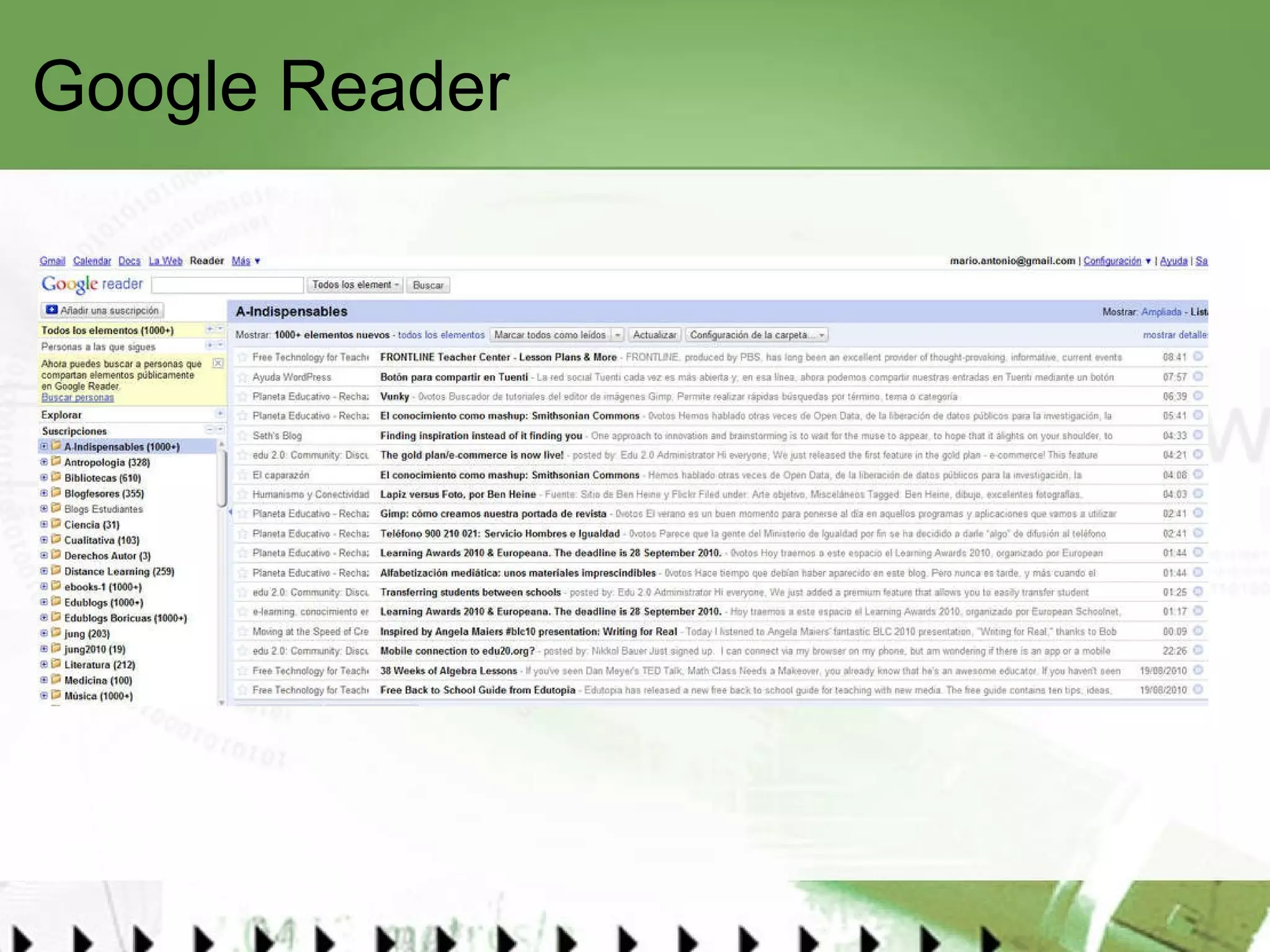 Google Reader 