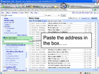 Paste the address in the box….. 