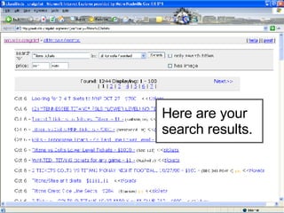 Here are your search results. 