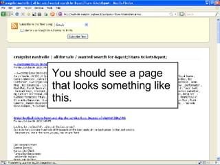 You should see a page that looks something like this. 