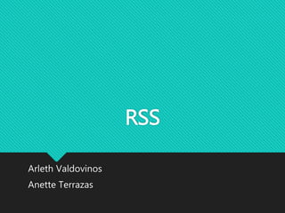 RSS
Arleth Valdovinos
Anette Terrazas
 