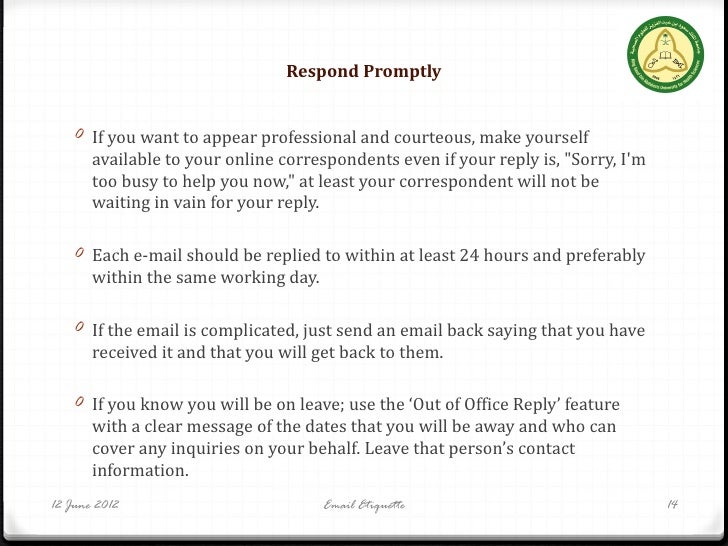 professional e mail etiquette