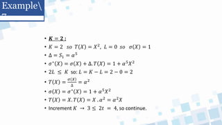 Reed Solomon encoder and decoder \ ريد سلمون | PPTX