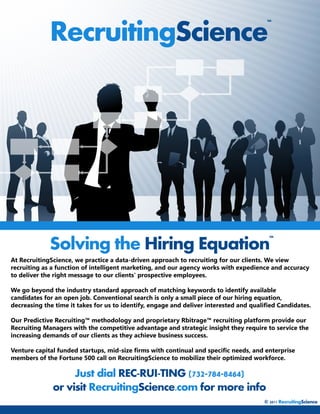 RecruitingScience - Solving the Hiring Equation