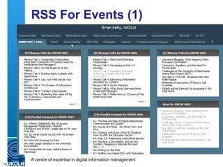 RSS For Events (1) 