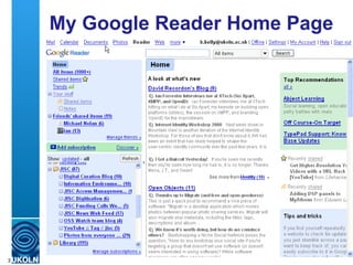 My Google Reader Home Page 