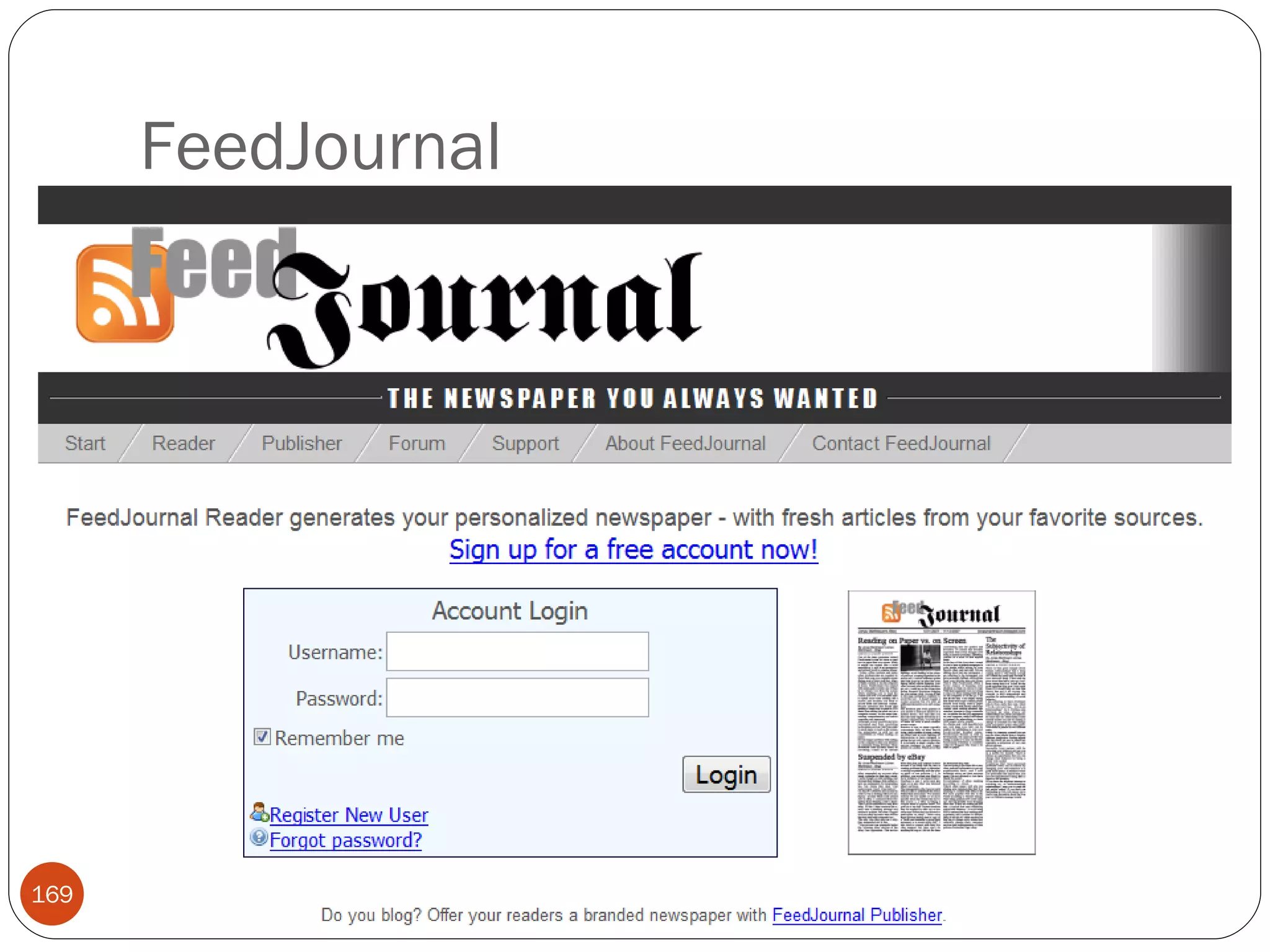 FeedJournal 