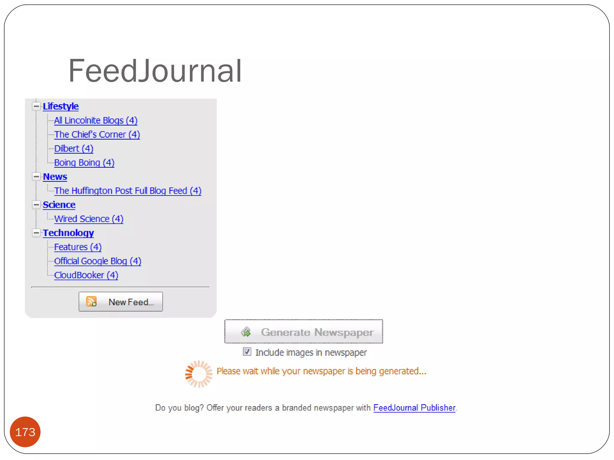 FeedJournal 