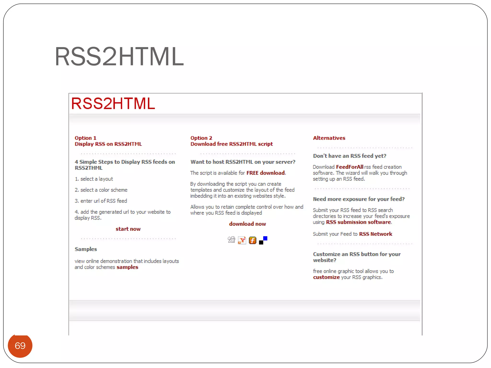 RSS2HTML 