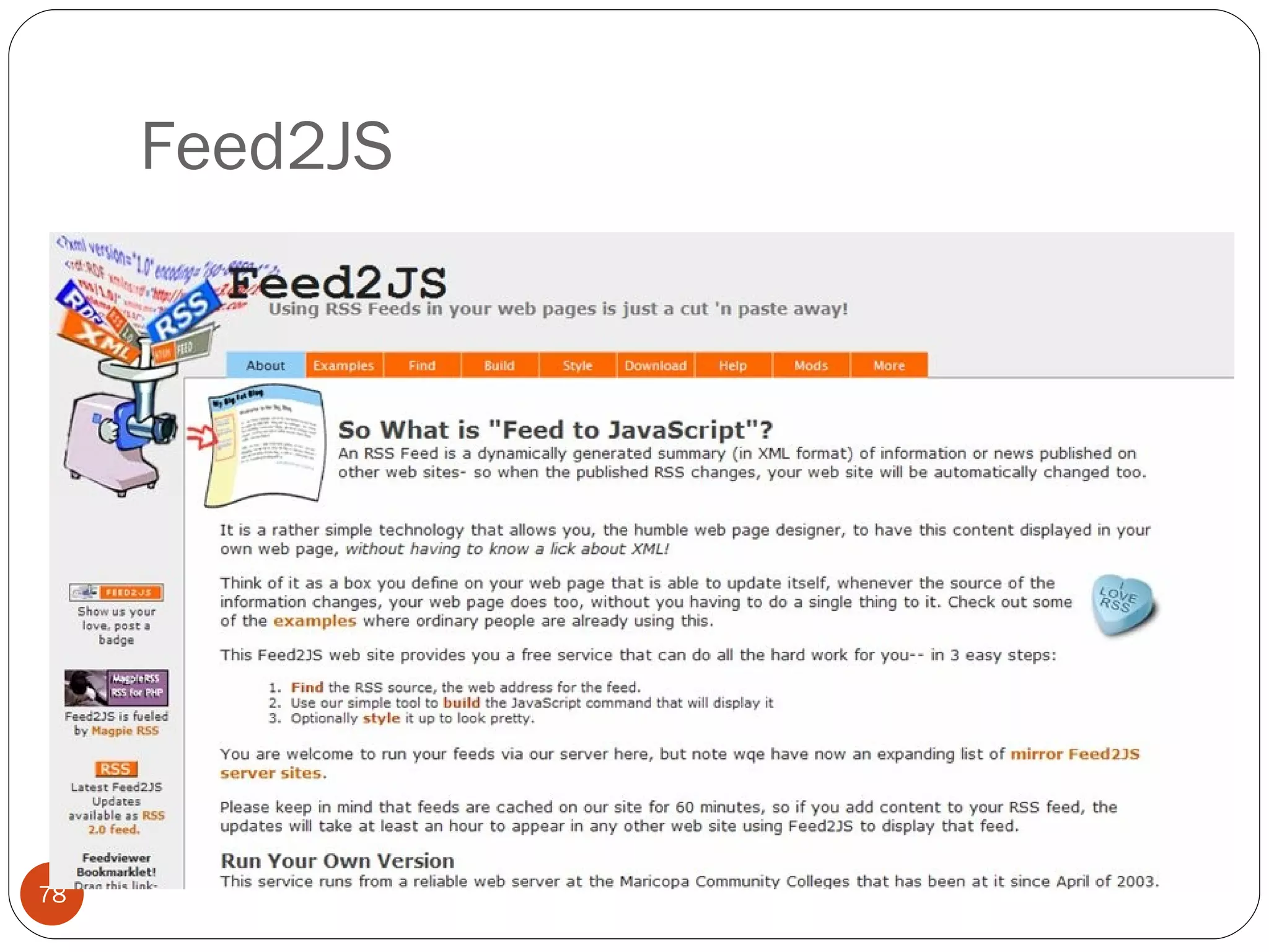 Feed2JS 