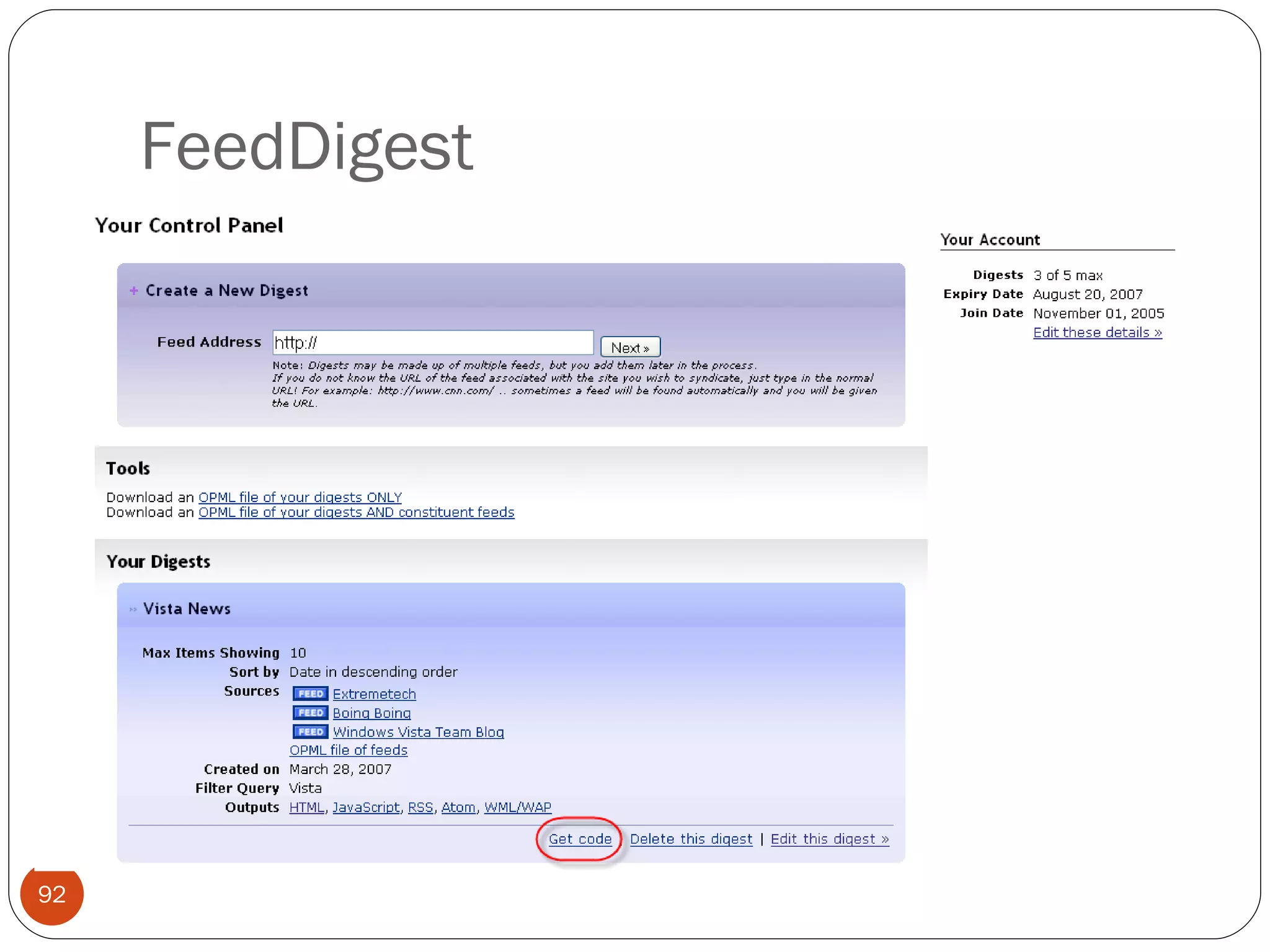 FeedDigest 