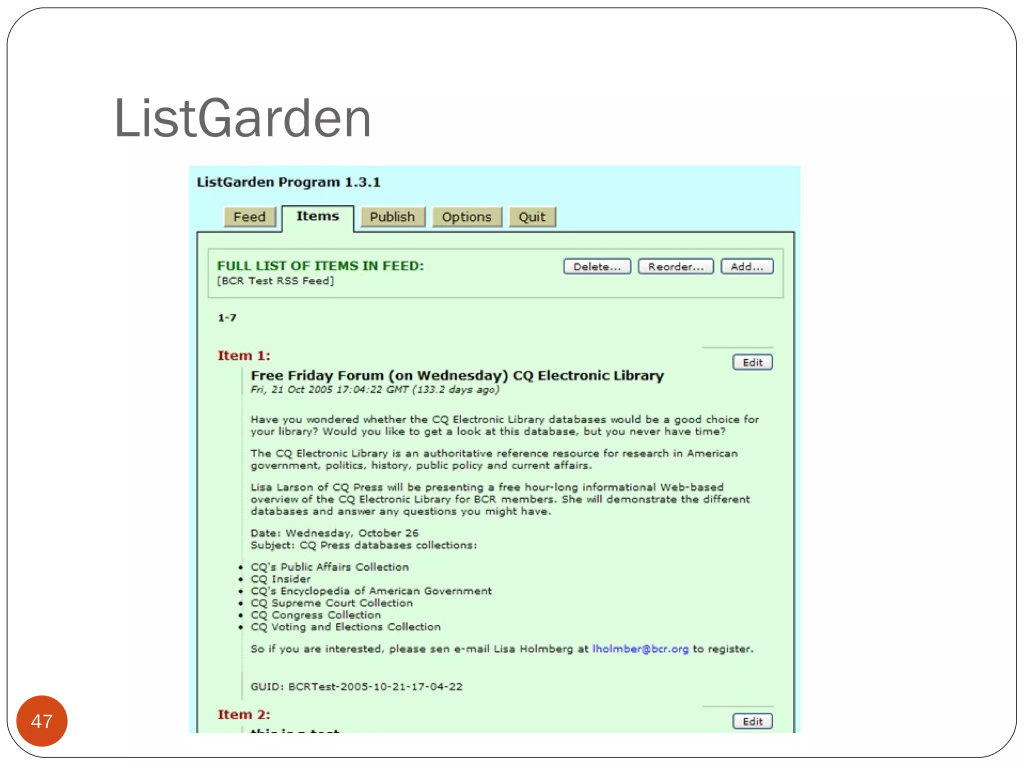 ListGarden 