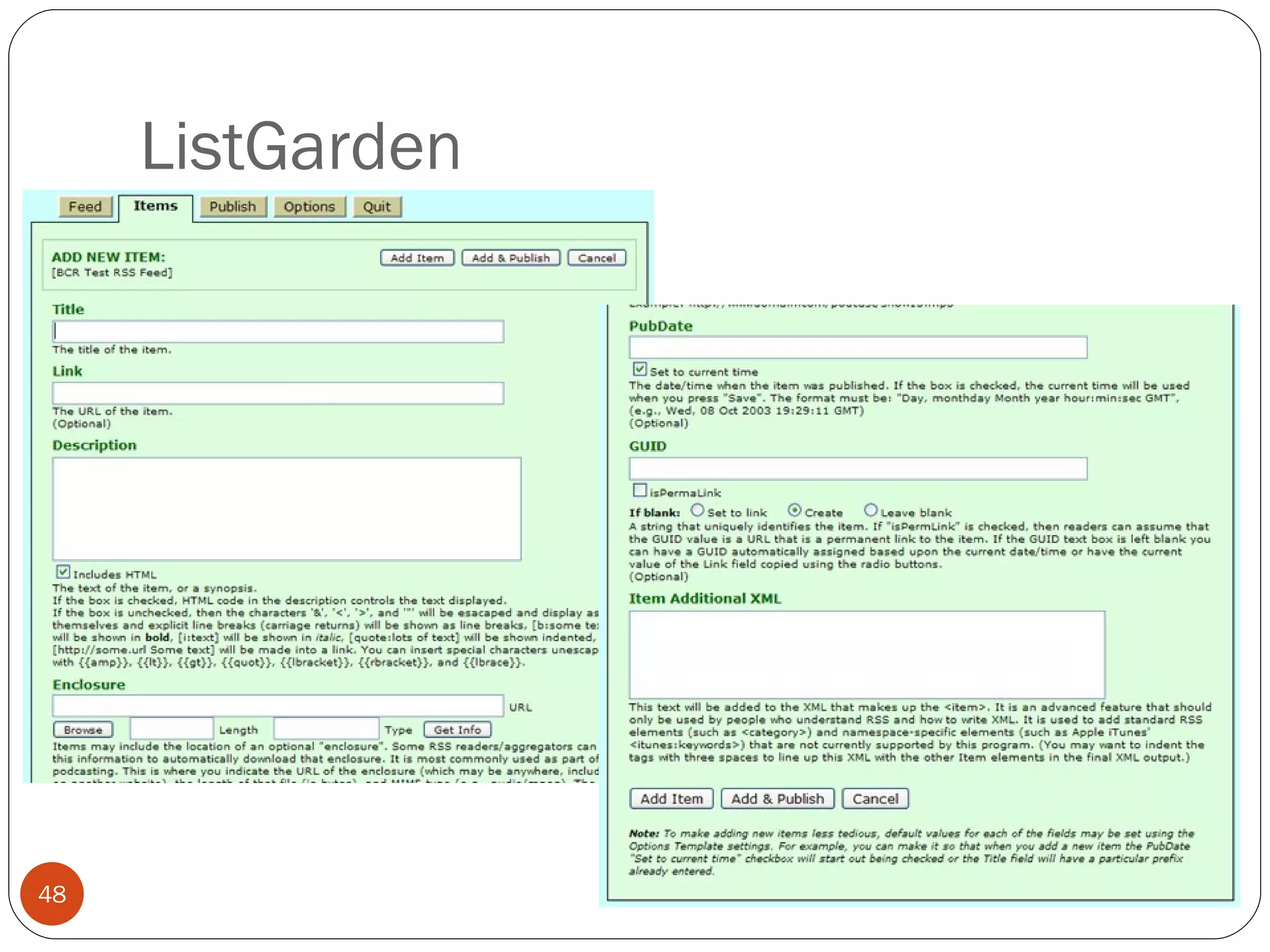 ListGarden 