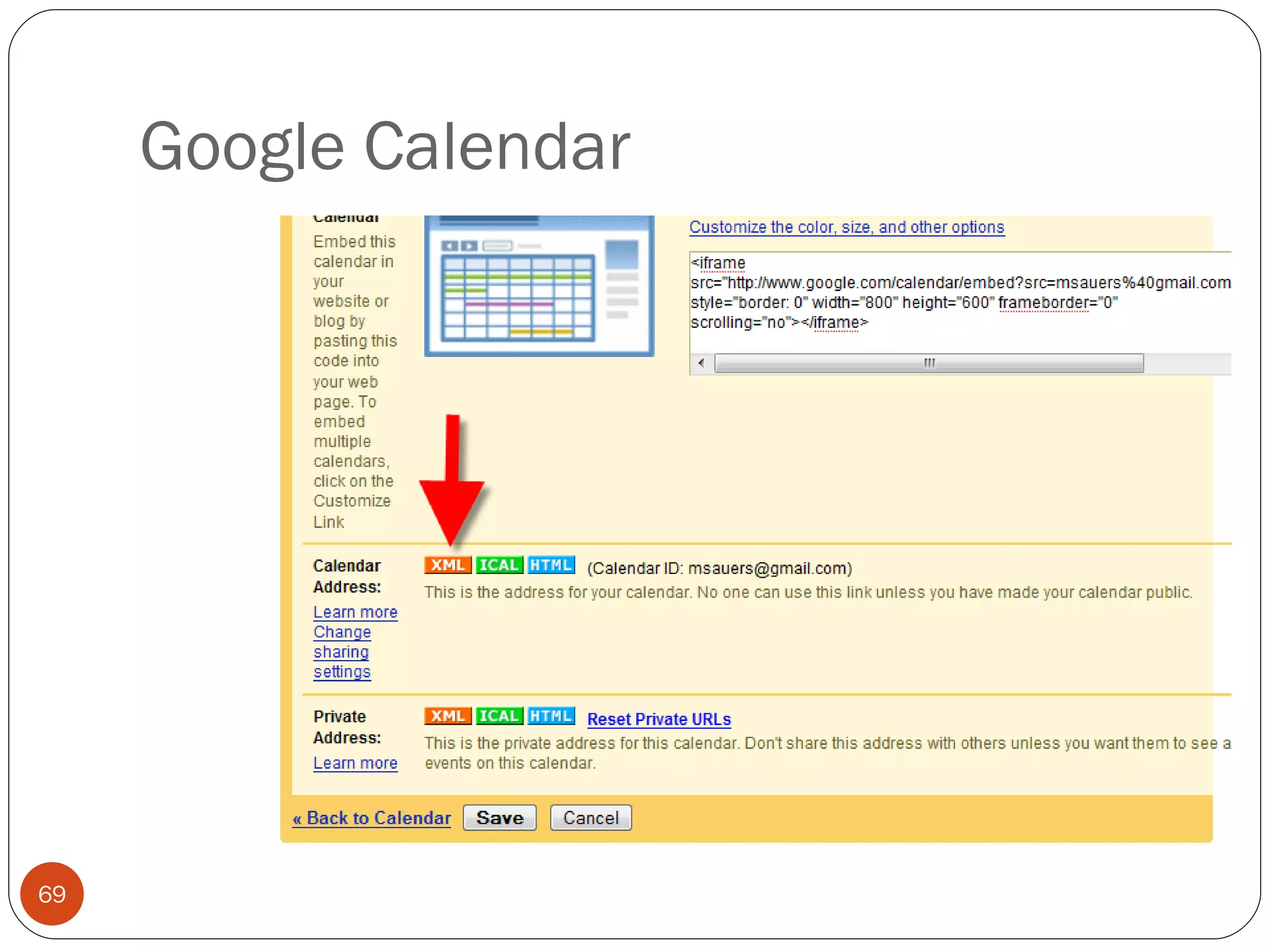 Google Calendar 