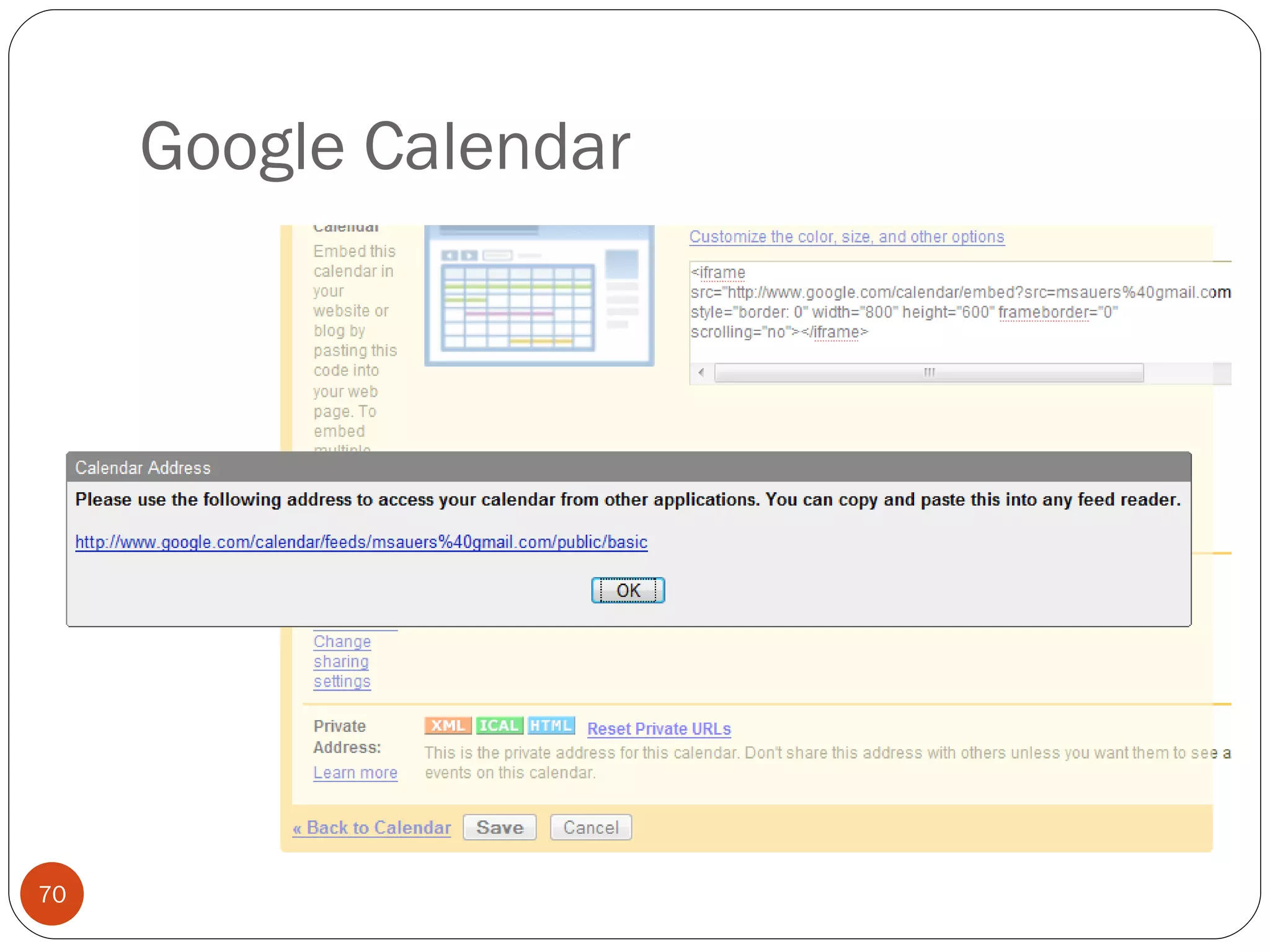 Google Calendar 