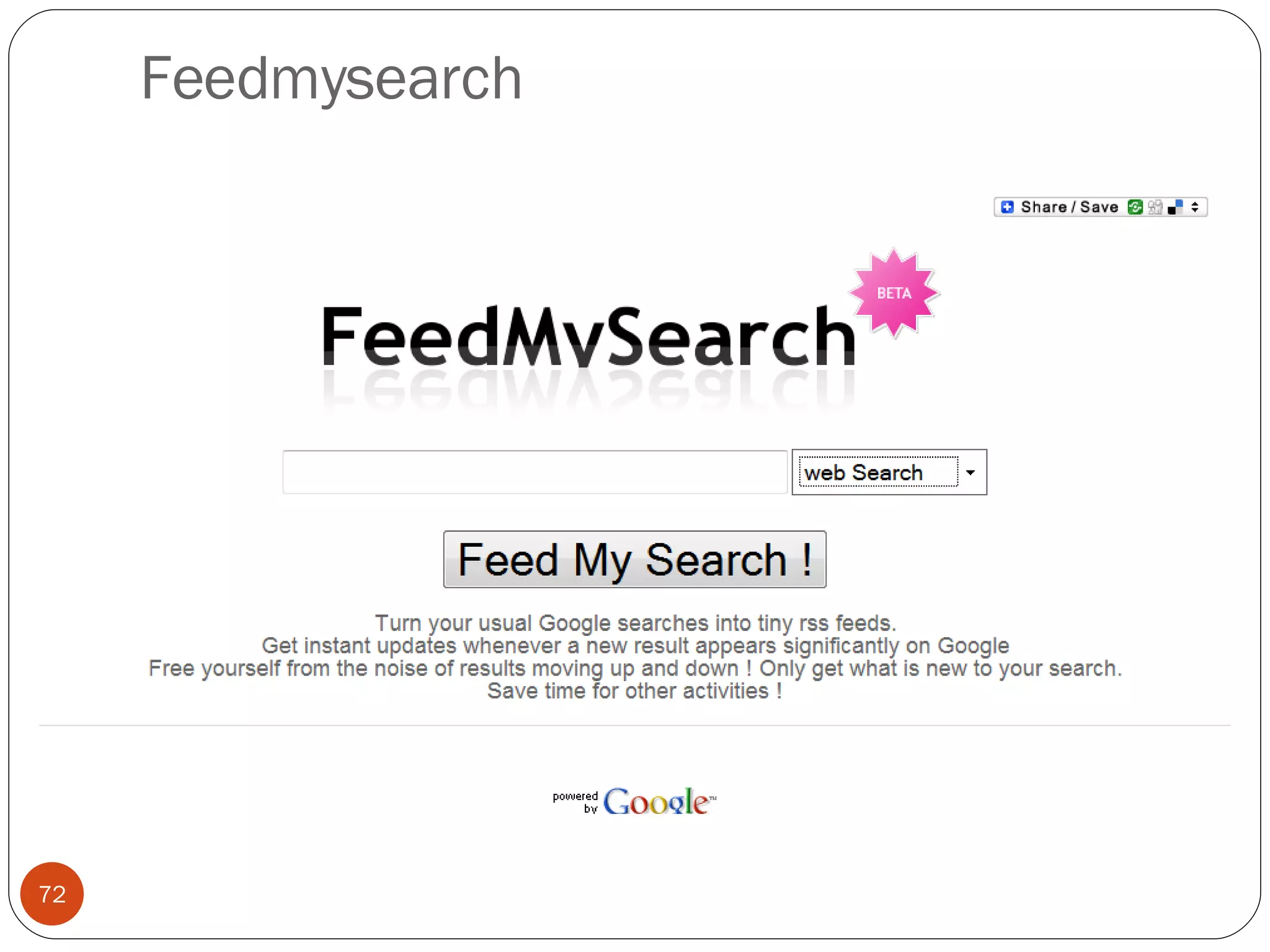 Feedmysearch 