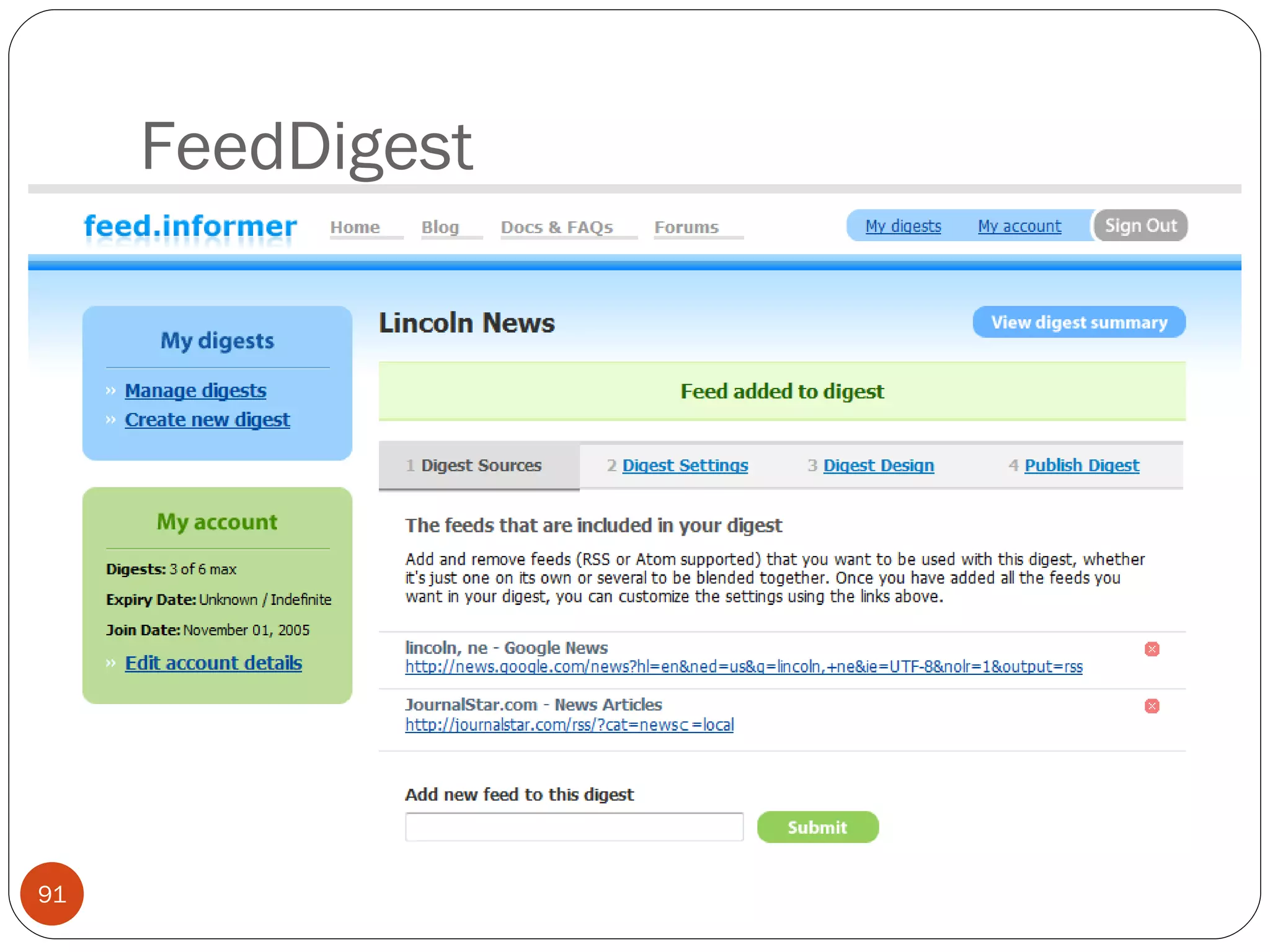 FeedDigest 