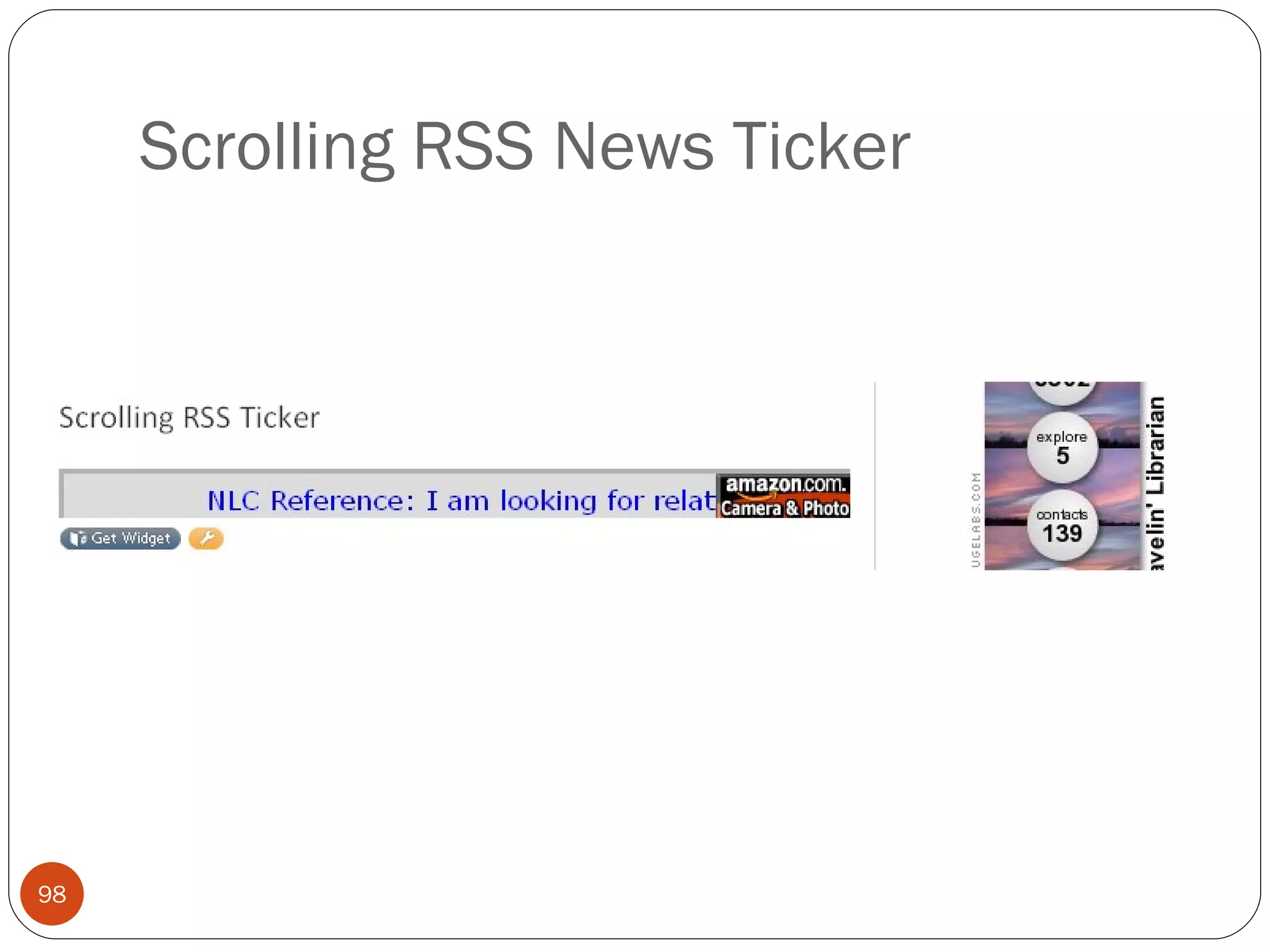 Scrolling RSS News Ticker 