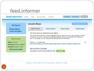 Integrating RSS Into Your Web Site (NLA/NEMA 2008)