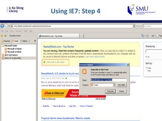 Using IE7: Step 4 