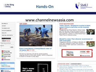 Hands-On www.channelnewsasia.com 