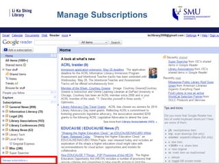 Manage Subscriptions 