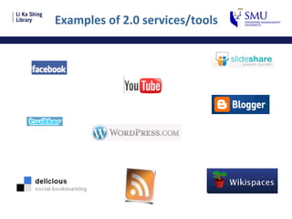 Examples of 2.0 services/tools 