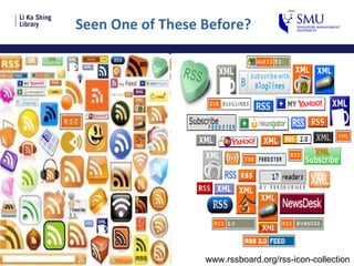 Seen One of These Before?  www.rssboard.org/rss-icon-collection 