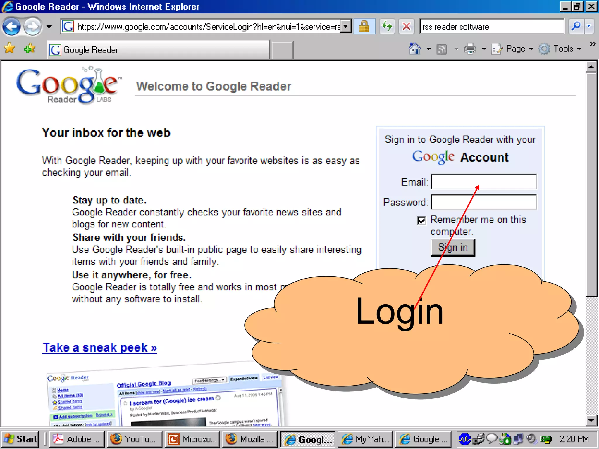 Login 