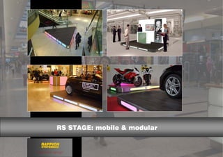 RS STAGE: mobile & modular
exhibition design
RAPPICH
SYSTEMBAU
 