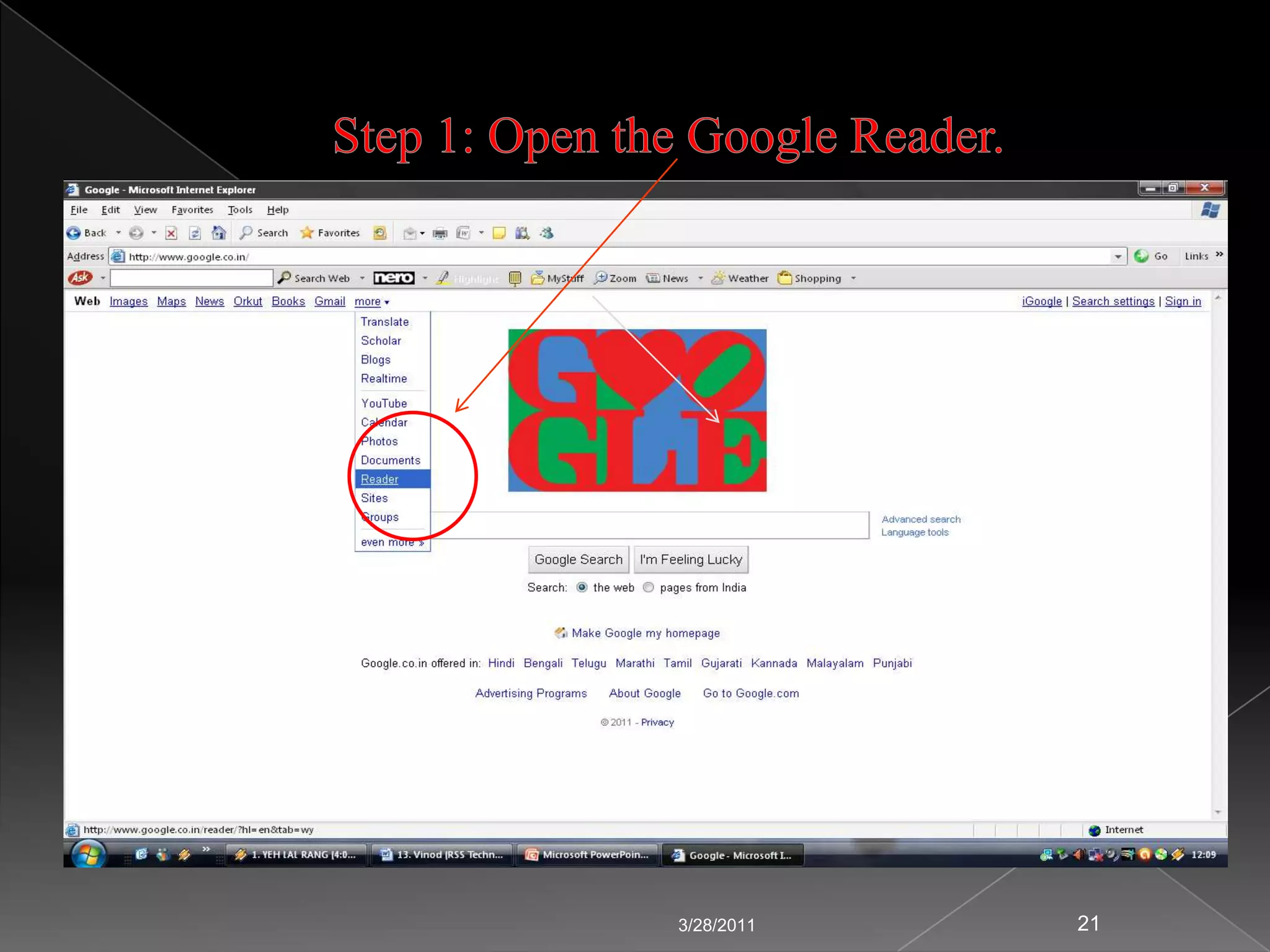 Step 2: Enter the Description of your RSS Feed.3/24/201114