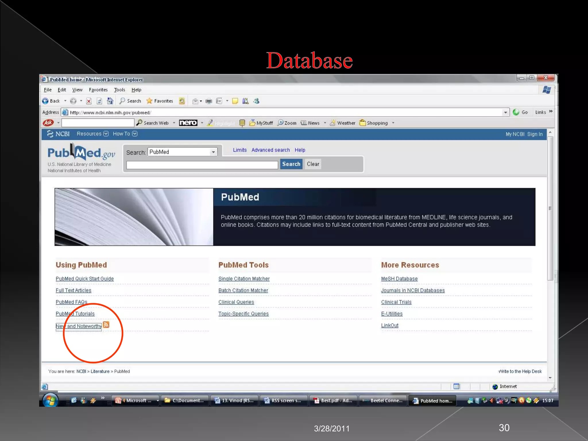 Step 3: No Feed for Read.3/24/201123