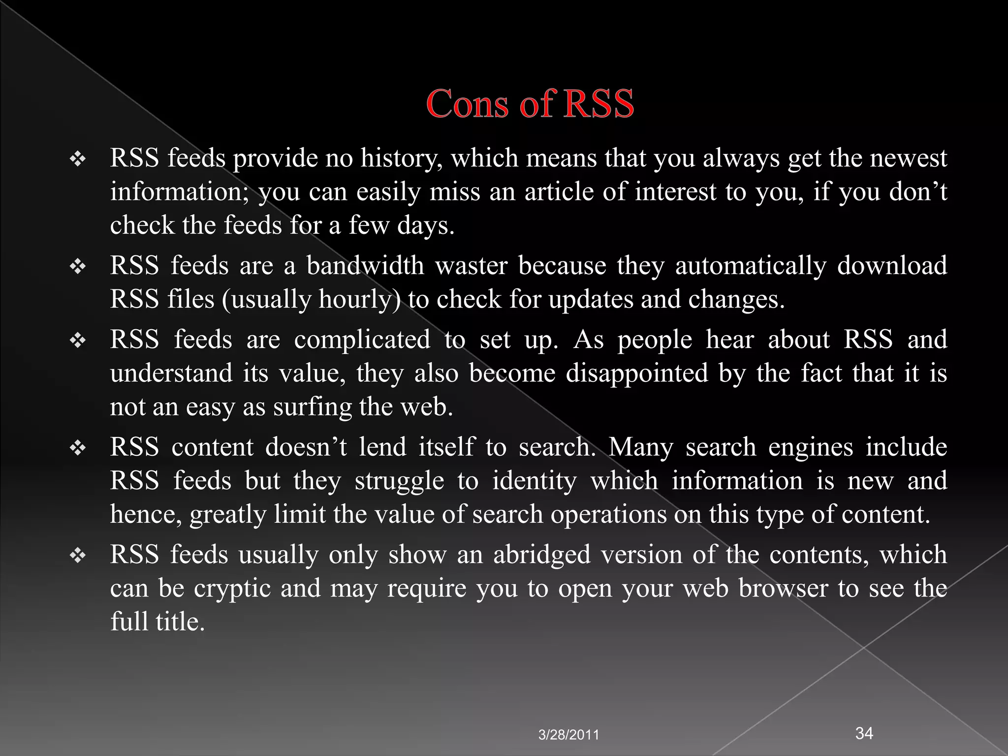 Step 7: This is the Feed of Recent Post.3/24/201127Title of the FeedManage Subscriptions