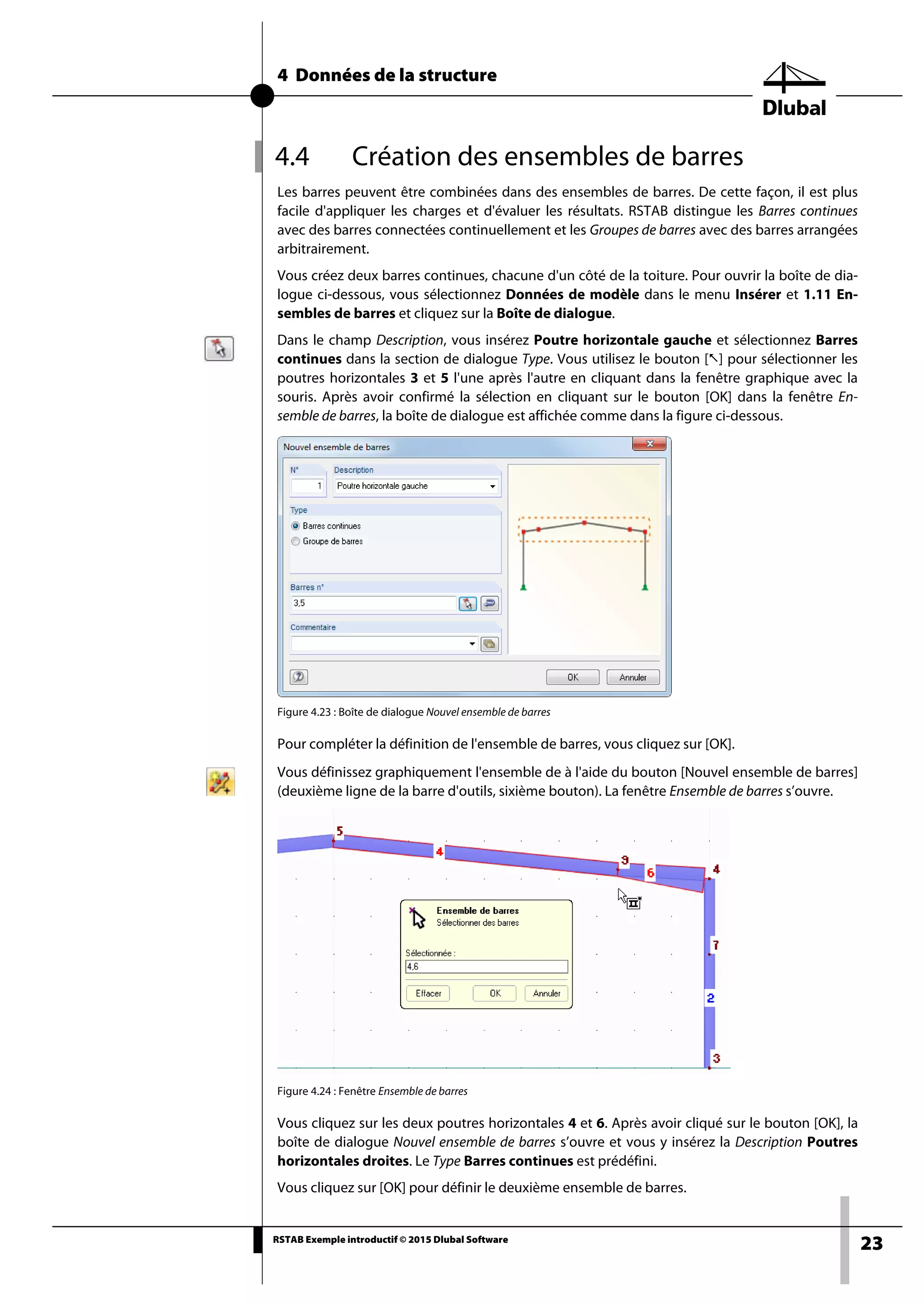 Rstab Tutorial Exemple introductif ou tutoriel de RSTAB - logiciel de calcul de ...