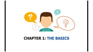CHAPTER 1: THE BASICS
 