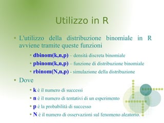 Dbinom R Studio R e la statistica | PDF