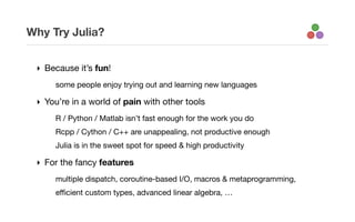 Julia + R for Data Science | PPT
