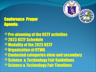 Regional Science and Technology Fair-Conference.ppt