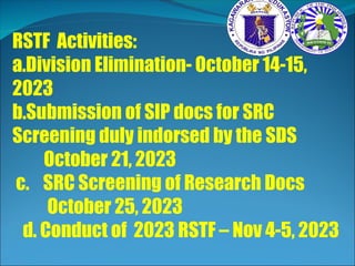Regional Science and Technology Fair-Conference.ppt