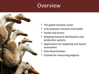 The global livestock sector: Trends and health implications