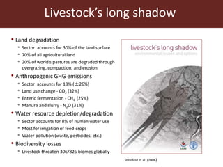 The global livestock sector: Trends and health implications