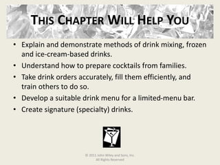 Mixologist Making Menu Notes Beverage Management - Mixology and Beers | PPTX