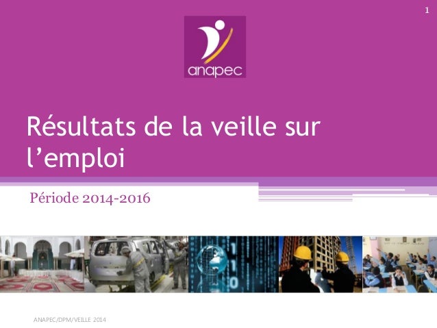 Anapec Resultats De La Veille Prospective Sur Le Marche De L Emploi