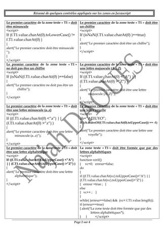 Résumé javascript bac info | PDF
