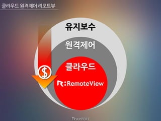 유지보수
원격제어
클라우드
$
클라우드원격제어리모트뷰
 