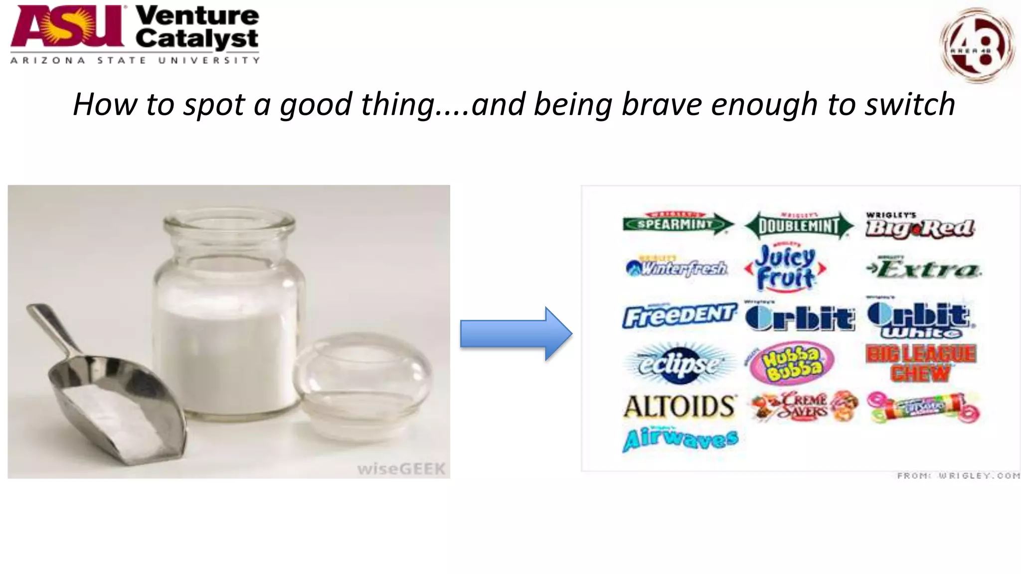 How to spot a good thing....and being brave enough to switch
 