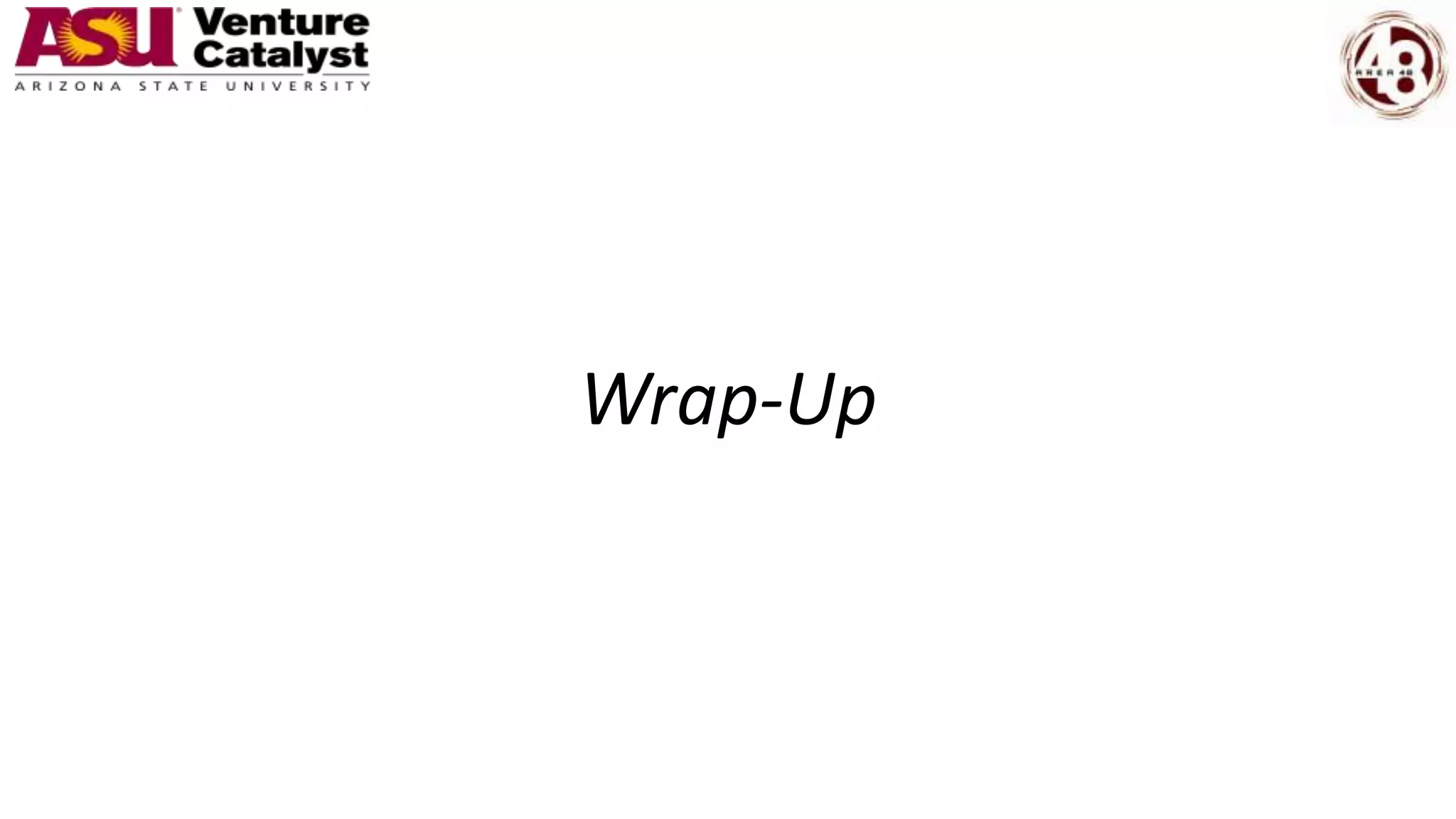 Wrap-Up
 