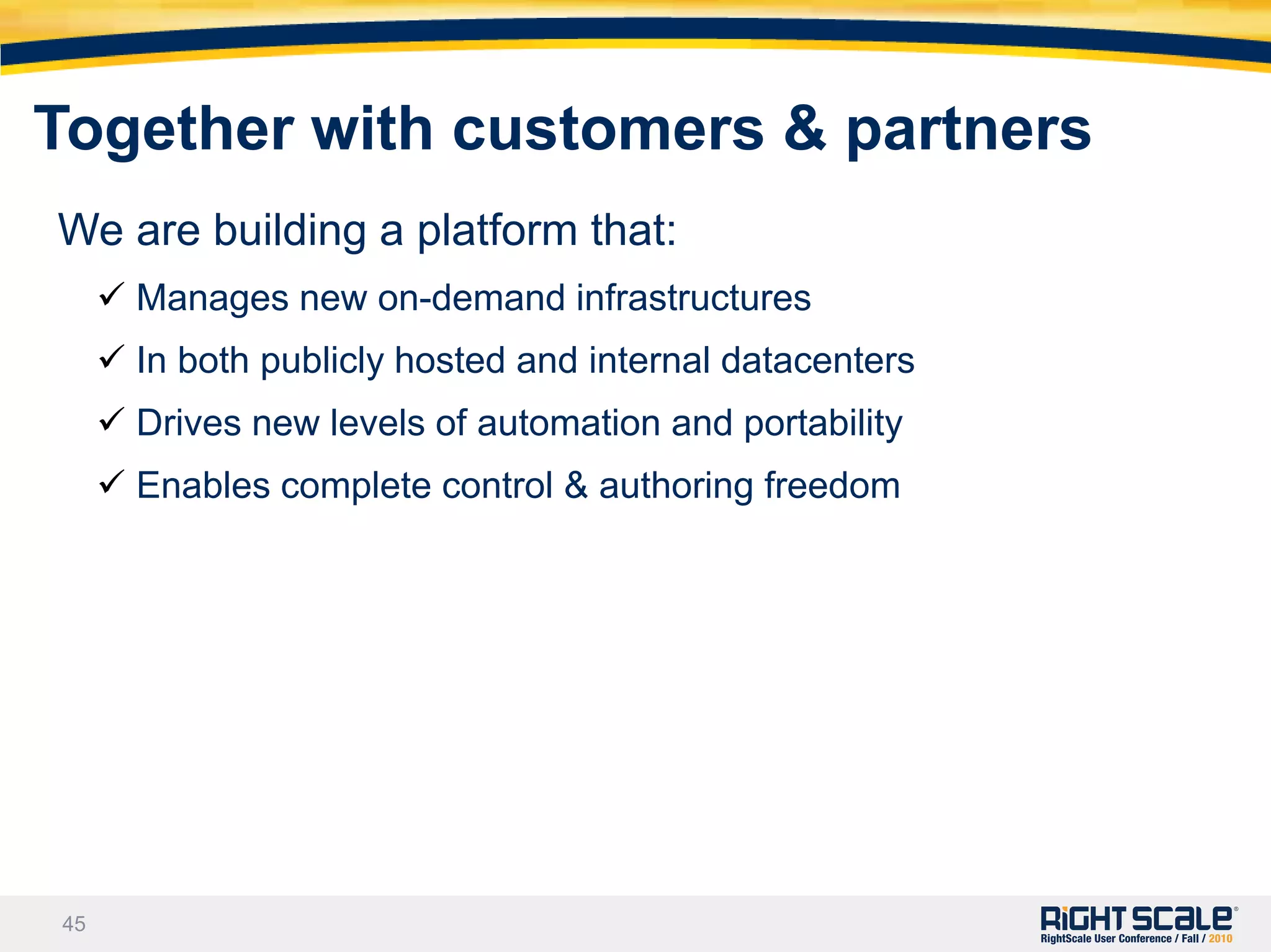 In both publicly hosted and internal datacenters