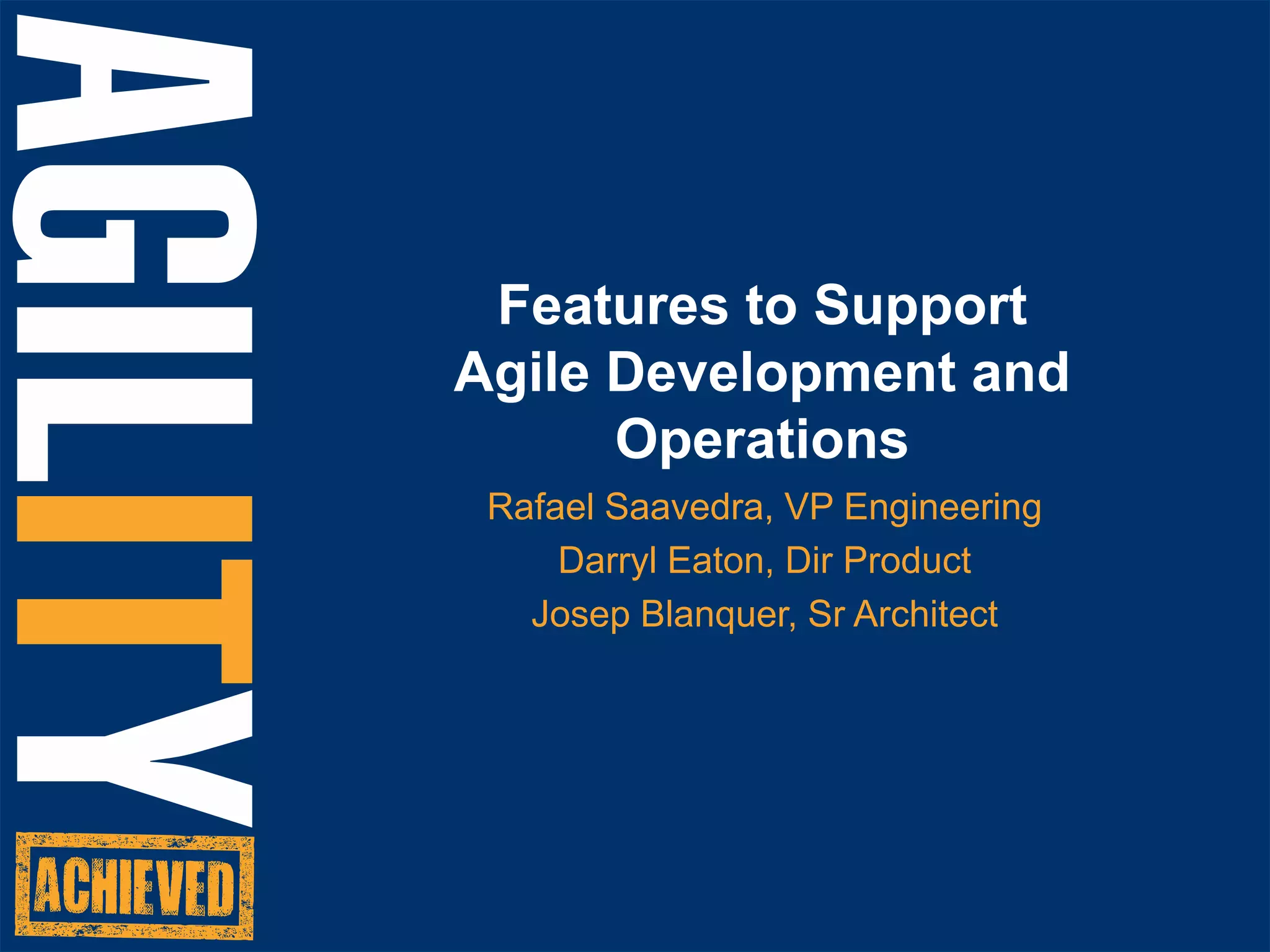 Enables complete control & authoring freedomTogether with customers & partners  We are building a platform that:Manages new on-demand infrastructures